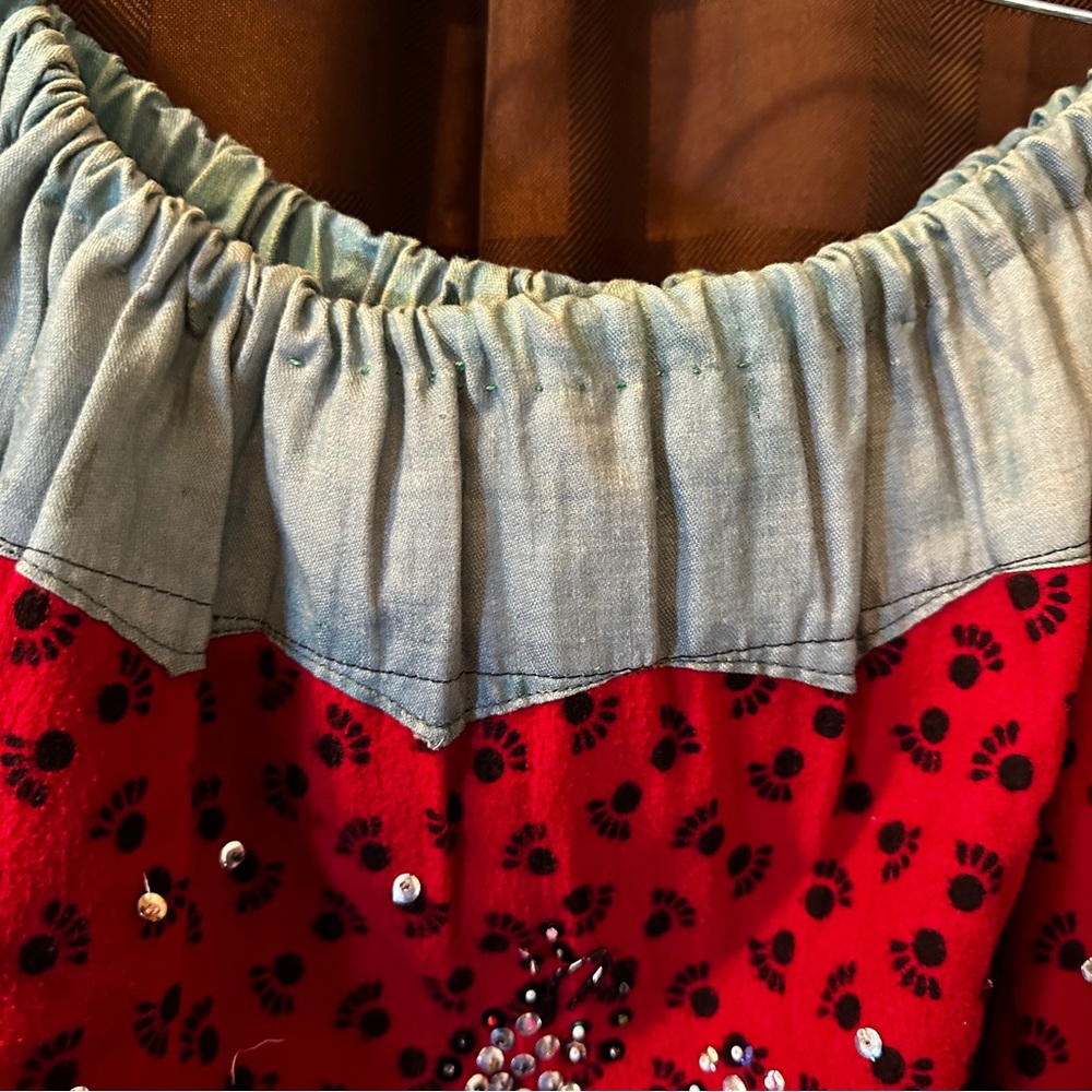 1940s Vintage China Poblana Eagle Folk Skirt- Frida Kahlo - Picture 6 of 7